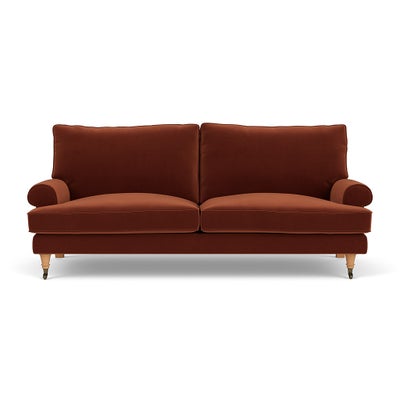 3 Seater - Brick - Matt Velvet