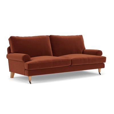 3 Seater - Brick - Matt Velvet