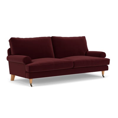 3 Seater - Dark Rosehip - Matt Velvet