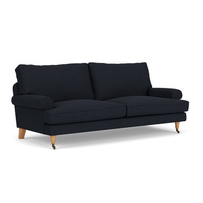 3 Seater - Ink - House Linen Mix