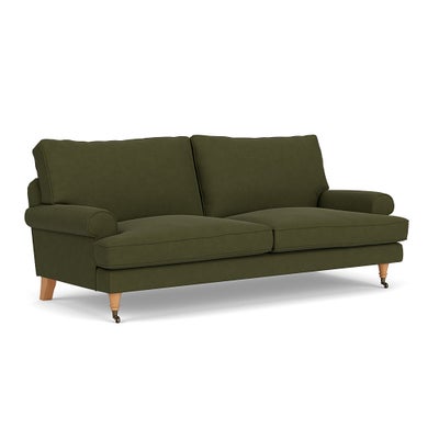 3 Seater - Forest Green - House Linen Mix