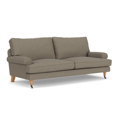 3 Seater - Mid Grey - House Linen Mix