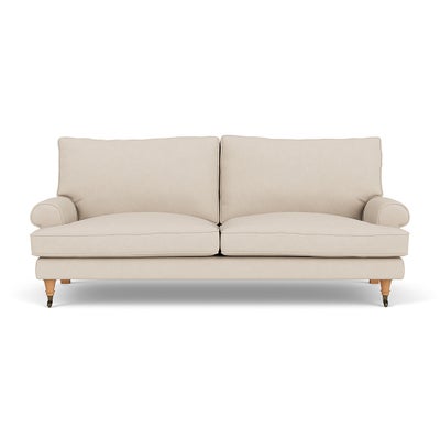 3 Seater - Lily White - House Linen Mix