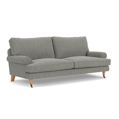 3 Seater - Grey marl - Rustic weave