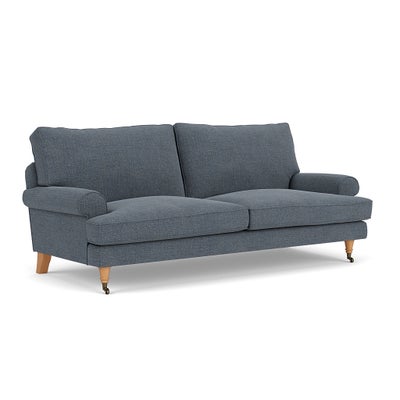 3 Seater - Indigo - Rustic weave
