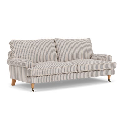 3 Seater - Indigo - Kingham Stripe