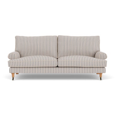 3 Seater - Indigo - Kingham Stripe