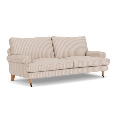 3 Seater - Flax - Kingham Stripe
