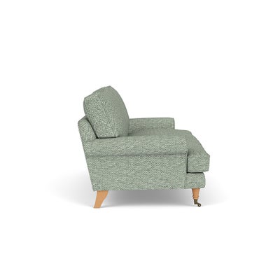 3 Seater - Lake - Herringbone Weave