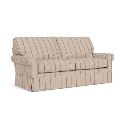3 Seater - Raspberry - Compton Stripe
