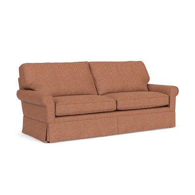 4 Seater - Brick - Herringbone Weave
