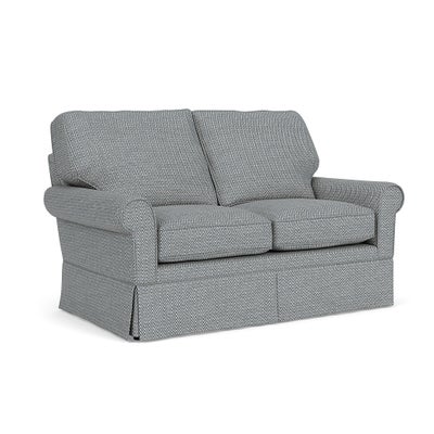 2 Seater - Navy - Herringbone Weave