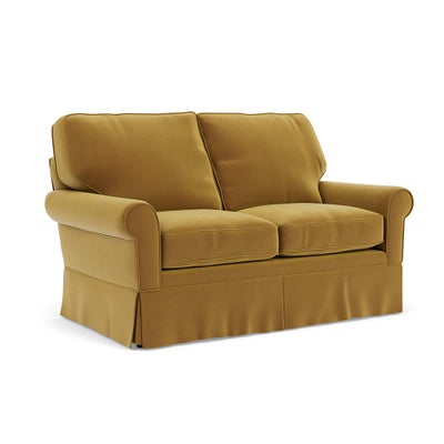 2 Seater - Mustard - Matt Velvet