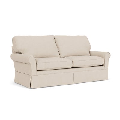3 Seater - Lily White - House Linen Mix