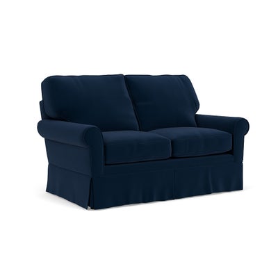 Large 2 Seater - Deep blue - Matt Velvet
