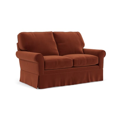 Large 2 Seater - Brick - Matt Velvet