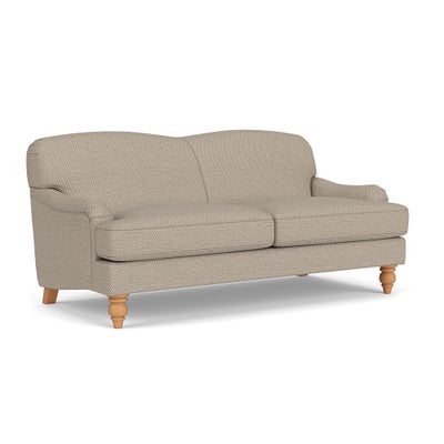 3 Seater - Natural - Herringbone Weave