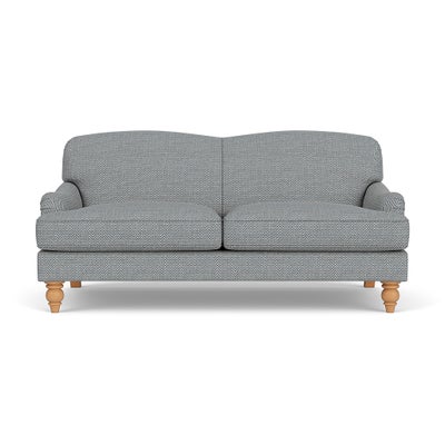 3 Seater - Navy - Herringbone Weave