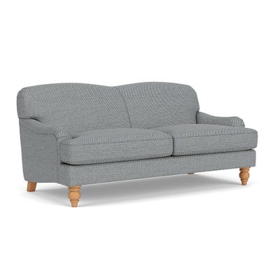 3 Seater - Navy - Herringbone Weave