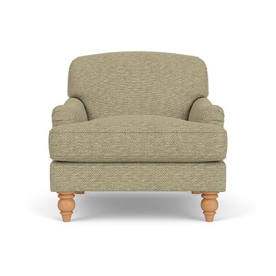 Armchair - Apple - Herringbone Weave
