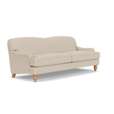 4 Seater Sofa - Sage - Kingham Stripe