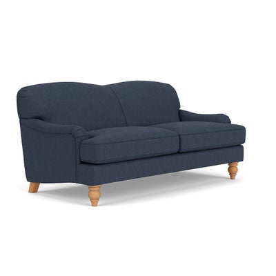 3 Seater - Indigo - Luxury Italian Linen