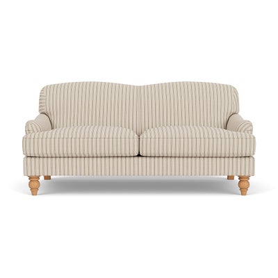 3 Seater Sofa - Sage - Kingham Stripe