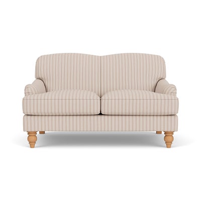 2 Seater Sofa - Flax - Kingham Stripe