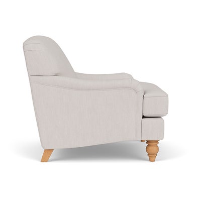 Armchair - Soft White - Luxury Italian Linen