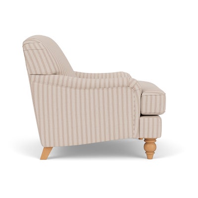 Armchair - Flax - Kingham Stripe