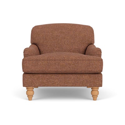 Armchair - Brick Marl - Aquaclean Oxford