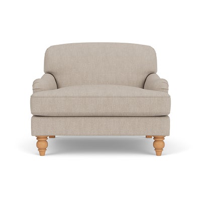 Love Seat - Natural - Luxury Italian Linen