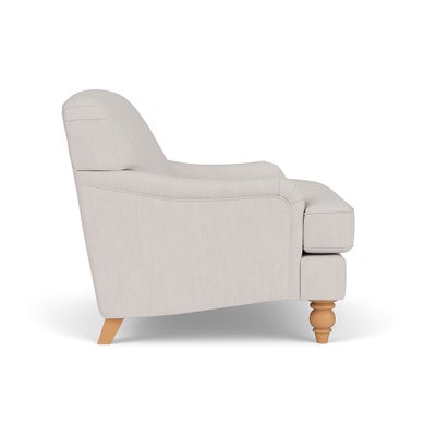 Love Seat - Soft White - Luxury Italian Linen