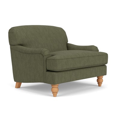 Love Seat - Fern - Luxury Italian Linen