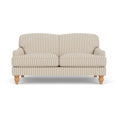 Large 2 Seater Sofa - Sage - Kingham Stripe