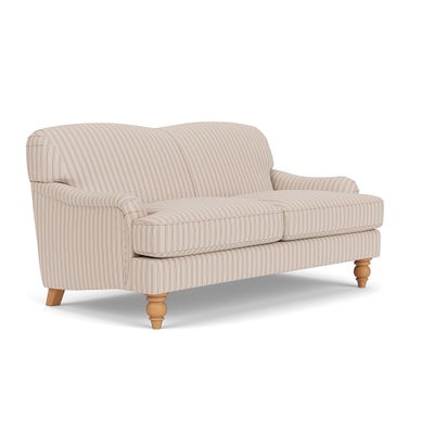 Large 2 Seater Sofa - Flax - Kingham Stripe