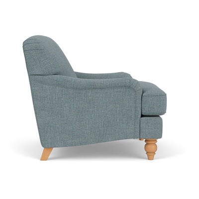 Armchair - Teal marl - Rustic Weave