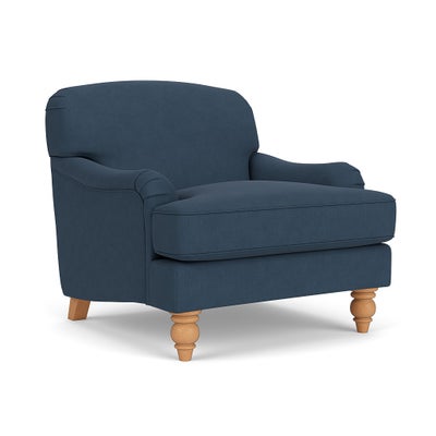 Armchair - Indigo - House Linen Mix