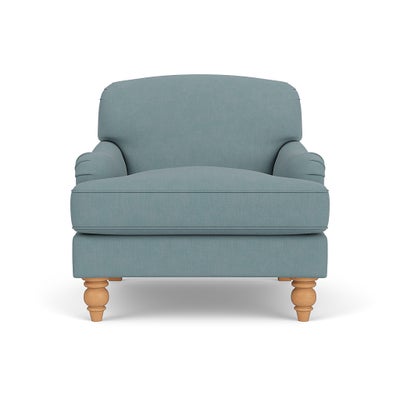 Armchair - Sky blue - House Linen Mix