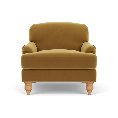 Armchair - Mustard - Matt Velvet