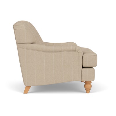 Armchair - Natural - Compton Stripe