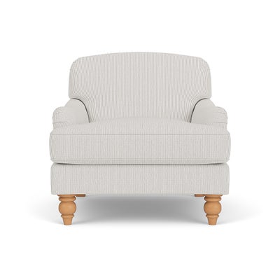 Armchair - Grey - Broadway Stripe