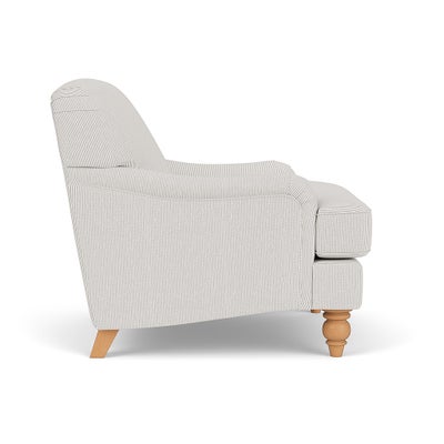 Armchair - Grey - Broadway Stripe