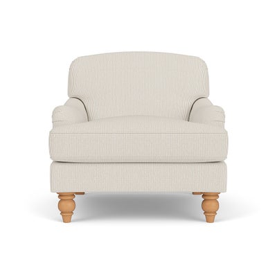 Armchair - Natural - Broadway Stripe