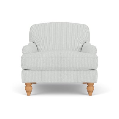 Armchair - Duck Egg - Broadway Stripe