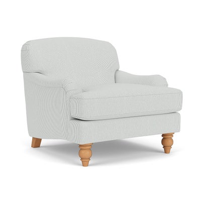 Armchair - Duck Egg - Broadway Stripe