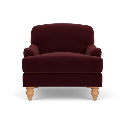 Armchair - Dark Rosehip - Matt Velvet