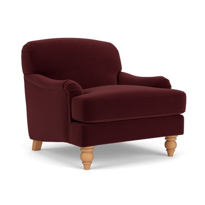 Armchair - Dark Rosehip - Matt Velvet