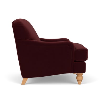 Armchair - Dark Rosehip - Matt Velvet