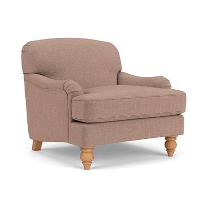 Armchair - Dusky Rose - Eco Chenille